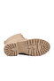 Beige Women's Heeled Boots - 5