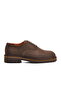 Brown Nubuck Genuine Leather Men's Classic Shoes Premium