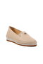 Beige Women's Flat Comfortable Casual Shoes - 3
