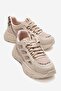 Yan Halka Patterned Anorak Women's Sports Shoes Beige Leopard