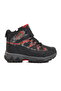 Black Camouflage Kids Trekking and Outdoor Boots