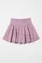 Lyrax Embossed Shorts Skirted Cropped Girls' Top and Bottom Set - 4