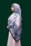 Floris Patterned Digital Soft Shawl - 3