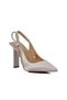 Silver Gray Women's Evening Dress Shoes - 3