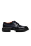 Navy Blue Genuine Leather Men's Classic Shoes Premium