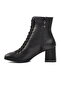 Black Women's Heeled Boots - 2