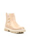 Cream Fleece Girl's Boots - 3
