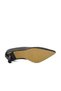 Black Skin Women's Heeled Stiletto Shoes - 5