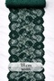Stretch Fabric Lace 18 cm Width – Emerald Green – 5 Meters Stretchy Lace Fabric - 2