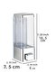 Wall Mounted Manual Liquid Soap Dispenser with Adhesive and Screws 4 Pcs Non-Spill Soap Dispenser 350 ml A-1 - 4