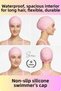 # Swimming Cap Waterproof Non-Slip Silicone Swimming Cap Swimming Hat Long Hair Adult Flexible Pool Sea