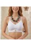 Cotton Pack of Stretch Fabric Bustier-Sports Bras with Removable Pads