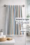 2 Colorful Striped Large Size Bath Towels Economical (90X150) - 2