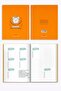 Melimelek Orange Timeless Agenda, 16.5X21 cm - 4