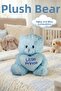 25 cm Plush Teddy Bear Little Princess & Prince Sleeping and Playmate