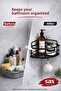 Adhesive Bathroom Shower Corner Shelf Without Drilling Black – Metal Shower Shelf Adjustable (Screw-On / Adhesive) - 5