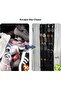Behind-The-Door Shoe Organizer with 24 Compartments – Hanging Closet Organizer with 4 Hooks, Black - 8