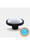 Porcelain Black Handle Knob Drawer Kitchen Furniture Cabinet Cupboard Handle Metal Handles - 6
