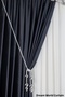 Ceiling Tieback with Cornice Attachment Custom Made Decorative Curtain Tieback Braçol Curtain Accessory