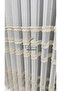 Luxury Tasseled Apartment Sheer Curtain Model 1E3Floor Pleated