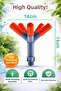 5-Arm Garden Watering Sprinkler Rotating Lawn Watering Sprinkler Automatic Garden Watering Apparatus - 3