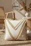 Special Design Single Linen Cream Cushion 2 Pieces Cushion Cover (43 X 43)