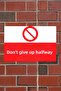 21X30 cm Composite Occupational Safety Warning Sign – Caution, Prohibition, and Ban Sign - Uyr1007 - 2