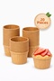 20-Piece Kraft Muffin Cupcake Mold Cake Capsule Natural Cake Mold, Safari Concept, Airfryer Compatible
