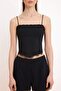 Black Fitted/Body-Fitting Strapless Lace Detailed Cotton Stretch Knitted Undershirt Twoss26Al00049 - 3