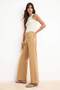 Camel Yüksek Bel Wideleg %100 Pamuk Jeans TWOSS26JE00169 - 3