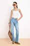 Ecru Fitted/Body-Fitting Strapless Lace Detailed Cotton Stretch Knitted Undershirt Twoss26Al00049 - 2