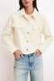 Bej Cep Detaylı Regular Denim Ceket TWOAW26CE00038 - 3