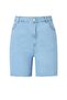 Ice Blue High Waist Stretchy Skinny Denim Shorts & Bermuda Tbbss22Ap0008