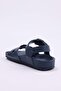 Navy Blue Double-Strapped Large Boy's Sandals Takss26Sd00002 - 4