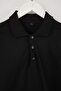 Black Regular/Normal Cut Basic Flexible Embroidered Polo Neck T-Shirt Tmnss26Po00016 - 5