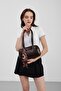 Beau Fular Detailed Baguette Bag Bitter Brown - 3