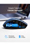 Ergonomic Contoured-Shape Design Wireless Mouse Blue - 6