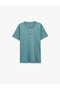 Short Sleeve Regular Fit Crew Neck Cotton Printed Sports T-Shirt - 3