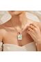 Steel Pearlescent Letter H Necklace - 4