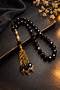 Natural Stone Agate Men's Prayer Beads 33 Pieces Faceted Cut - 2