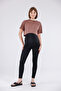 Black Recovery Adjustable Waist Maternity Leggings - 8