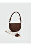 Suede Look Women's Shoulder Bag - 2