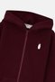Emperor Penguin Supersoft Full-Zip Children's Hoodie - Burgundy - 4