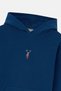 Navy Blue Supersoft Children's Hoodie with Pocket - 5