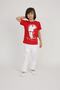 Boy's Short Sleeve Ataturk Printed T-shirt Linen Trousers Suit School Performance 23 April 29 October