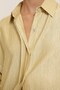 Olive Fabric Detailed Relaxed Fit Long Sleeve Shirt - 4