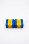 Yellow navy blue stress cube - infinity cube, foldable cube, stress toy - 5