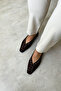 Women's Lace Detail Suede Ballet Flats Kona - 5
