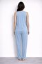 Women's 20616 Sleeveless 100% Cotton Pajama Set - 2