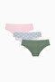 Multicolour Sweet Bouquet Cover Slip Panties - Pack of 3 Camisole
